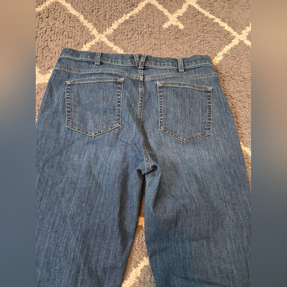 Duluth Trading Co Straight Jeans 12 X 33 - Picture 8 of 10